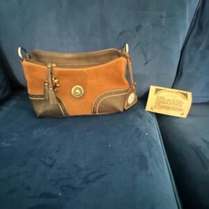 Dooney & Bourke Brown and Tan Shoulder Bag